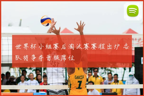 世界杯小组赛后淘汰赛赛程出炉 各队将争夺晋级席位